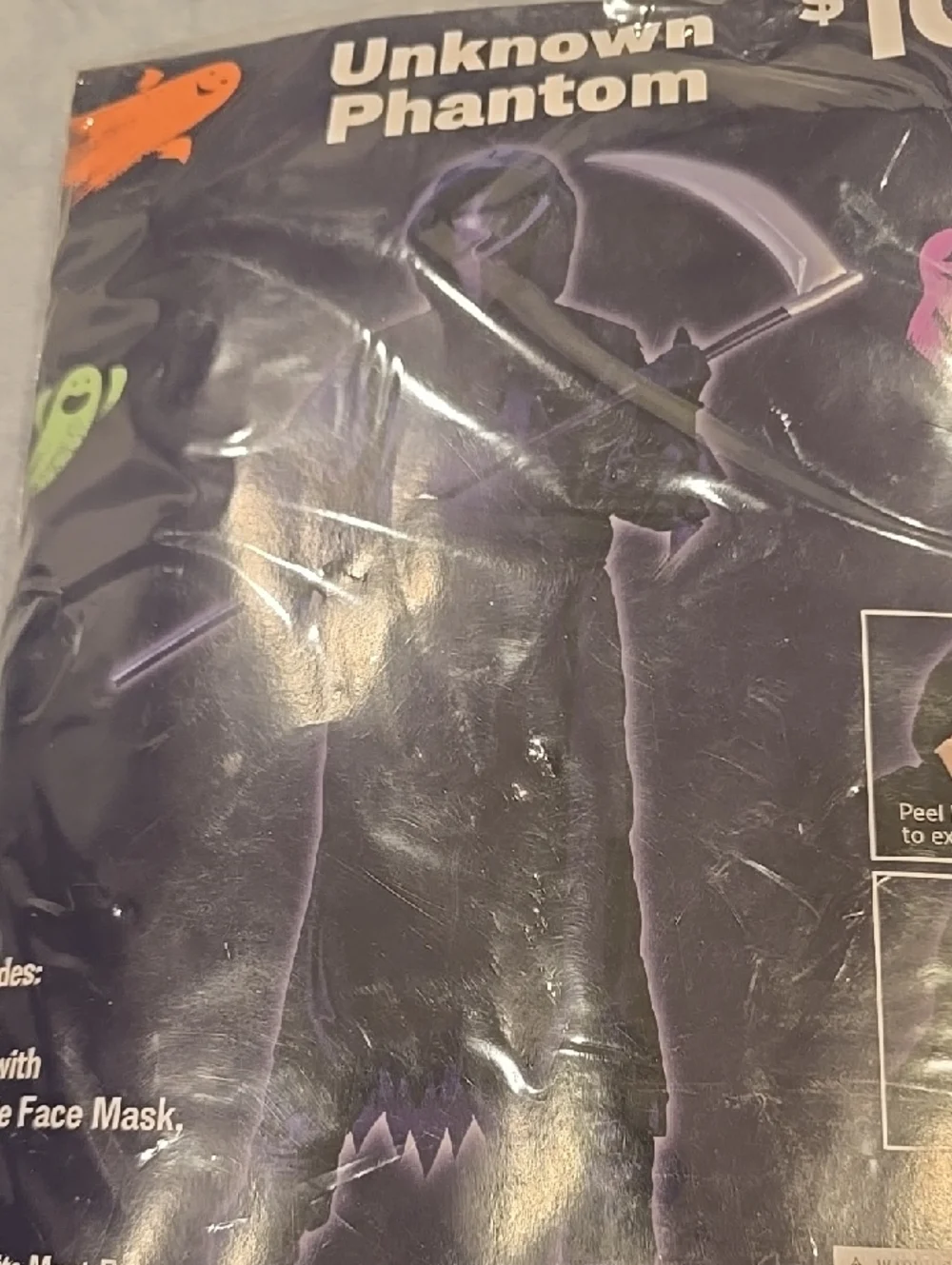 ❤️10/$40 New Unknown Phantom Hooded Costume - Black & Purple